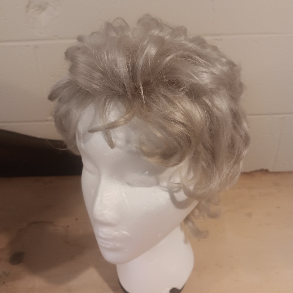 Silver Voluminous Curls Wig with Layered Waves By Paula Young